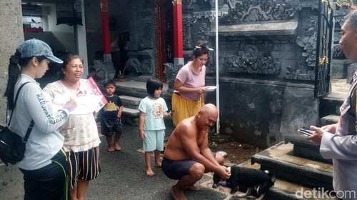 Vaksinasi HPR di Kelurahan Banyuning, Kecamatan Buleleng, Kabupaten Buleleng, Bali Selasa (28/4/2026).