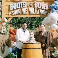 Foto Gender Reveal Chelsea Islan Bertema Rodeo, Memukau Berbalut Dress Ruffle