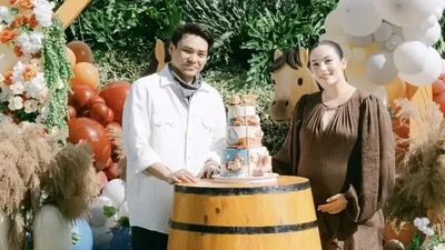 Foto Gender Reveal Chelsea Islan Bertema Rodeo, Memukau Berbalut Dress Ruffle