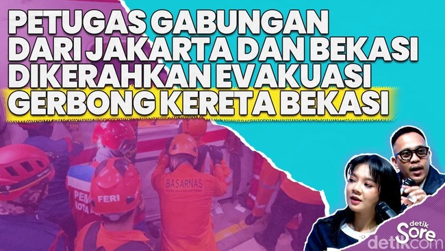Video: Komponen Kereta Dilepas Satu per Satu Saat Proses Evakuasi