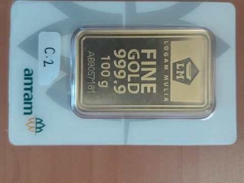 Emas rampasan yang akan dilelang Kejagung (dok. situs bpafair.com)