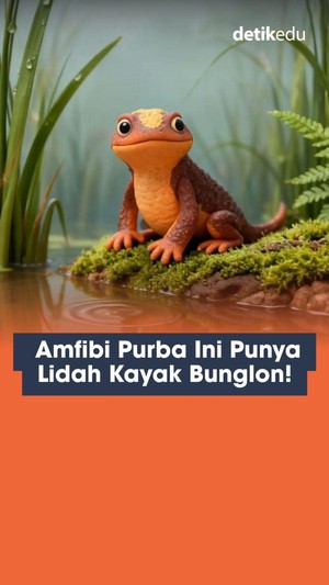 Video: Amfibi Purba Ini Punya Lidah Kayak Bunglon