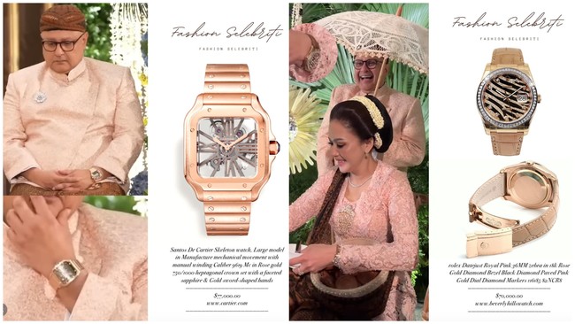 Jam tangan mewah Irwan Mussry & Maia Estianty