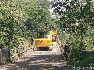 Jembatan Ngancar Klaten Ditutup hingga Desember, Catat Alternatifnya