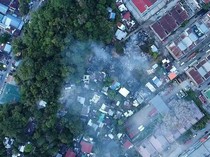 Kebakaran Hanguskan 30 Rumah di Sabah Malaysia