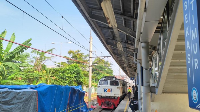 Kondisi Terkini Stasiun Bekasi Timur Usai Tabrakan KA, 2 Jalur Sudah Dilintasi