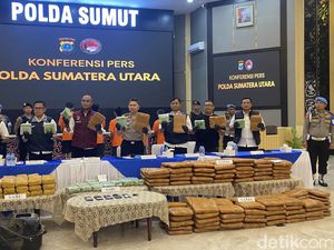 Polisi Gagalkan Pengiriman 151 Kg Ganja dari Madina ke Medan