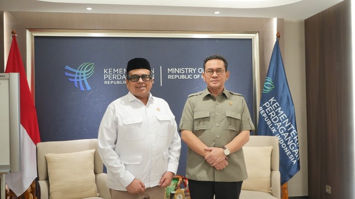 Temui Mendag, Kepala BPJPH Bahas Sertifikasi Halal Produk Ekspor-Impor