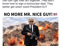 Trump Unggah Foto AI Genggam Senapan Ancam Iran: No More Mr Nice Guy