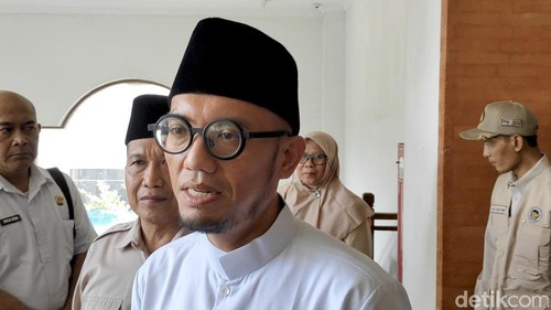 Wakil Menteri Haji dan Umrah Dahnil Anzar Simanjuntak di Puspem Badung, Rabu (29/4/2026). (Agus Eka/detikBali)