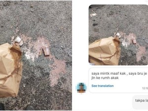 Wanita Ini Tolak Ganti Rugi Sopir Ojol yang Tak Sengaja Tumpahkan Minumannya