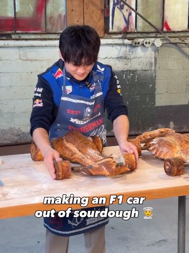 Yuki Tsunoda Ditantang Bikin Roti, Malah Jadi Mobil Balap Mini