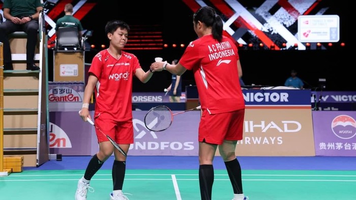 Amallia Cahaya Pratiwi/Siti Fadia Silva Ramadhanti di Uber Cup 2026