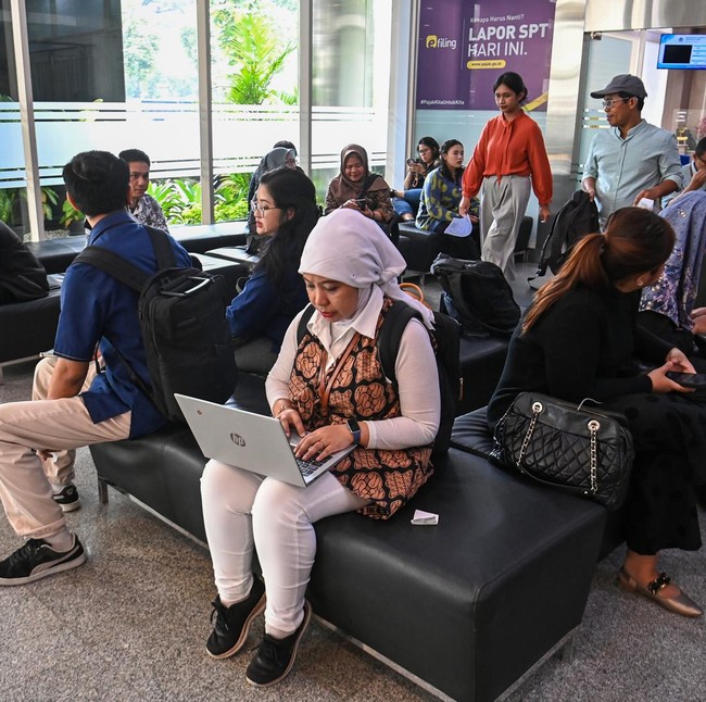 Antrean Lapor SPT Membludak di Hari Penutupan