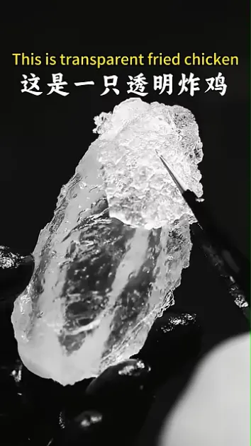 Food Blogger Ini Bikin Ayam Goreng Transparan Mirip Kaca