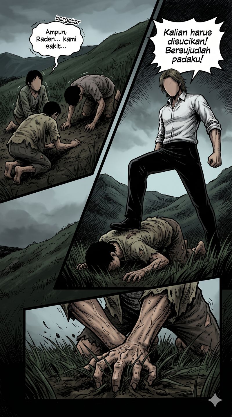 Ilustrasi Komik Ajaran Sesat di Sukabumi