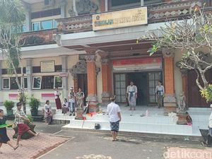 Siswa SMPN 1 Gianyar Jatuh dari Lantai 2 gegara Didorong Teman, Kaki Retak