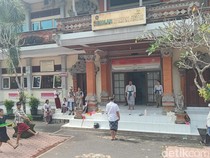 Siswa SMPN 1 Gianyar Jatuh dari Lantai 2 gegara Didorong Teman, Kaki Retak
