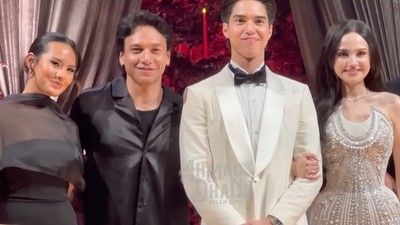 Gaya Kompak Jefri Nichol & Zahwa Massaid Kondangan Bareng ke Nikahan El-Syifa