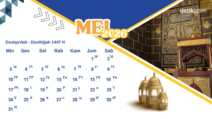 Kalender Hijriah Mei 2026