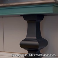 Diungkapkan BCL, French bohemian menjadi inspirasi utama. Setiap detail sangat diperhatikan hingga ke kaki-kaki meja. (Foto: TikTok/@kiaisauraa)