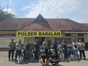 2 Pria Curi Motor Warga Modus Berburu Burung di Langkat, Senapan Angin Disita