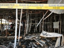 Ratusan Kios di Pasar Kanjengan Semarang Ludes Terbakar, Kerugian Rp 3,5 M