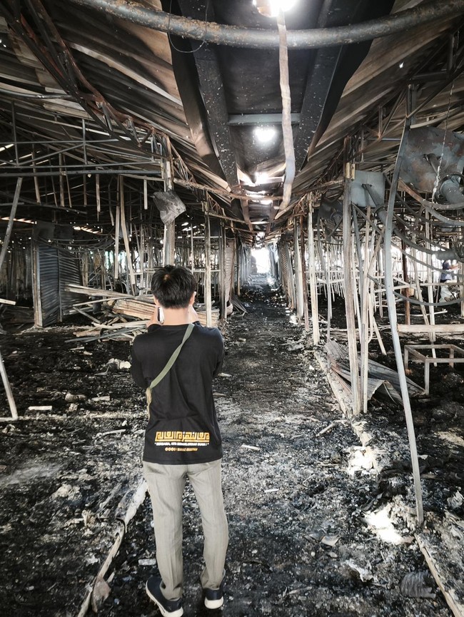 Penampakan Pasar Kanjengan Semarang Usai Terbakar Hebat