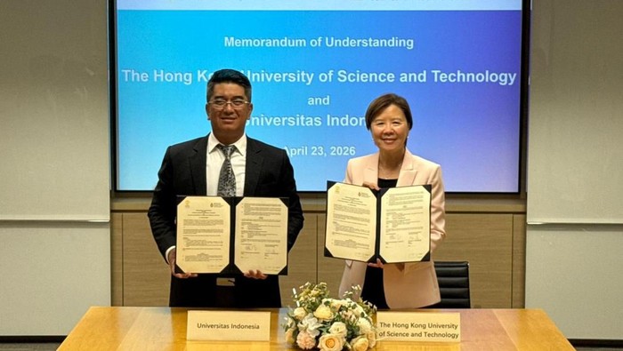 Penandatanganan Letter of Intent (LoI) antara Universitas Indonesia dengan Shanghai Cangyou Culture Co., Ltd di Shanghai, Sabtu (25/4/2026).