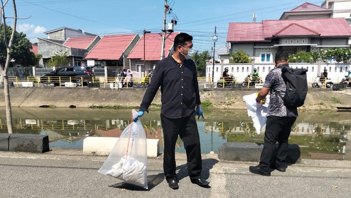 Penemuan janin di Banda Aceh. (Foto: Polresta Banda Aceh)