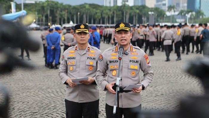 Kabid Humas Polda Metro Jaya Kombes Budi Hermanto mengatakan kehadiran aparat di lapangan tidak semata-mata berorientasi pada pengamanan. (dok Istimewa)