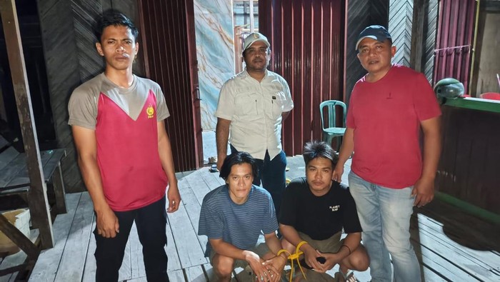 Polisi amankan pelaku pengeroyokan serta kepemilikan senpi rakitan di Kubar, Kaltim (dok. Istimewa)