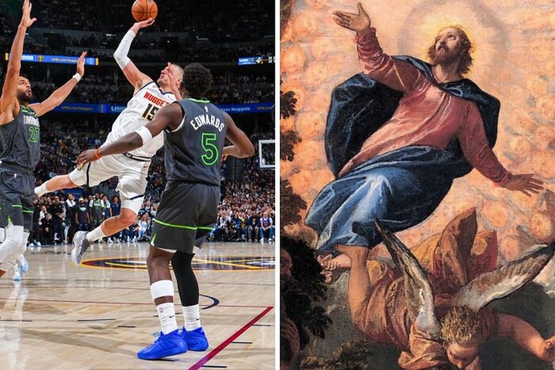 Pose Atlet Mirip Lukisan Klasik