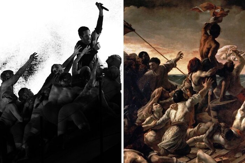 Pose atlet mirip lukisan klasik