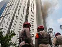 Potret Apartemen di Tanjung Duren Jakbar Kebakaran