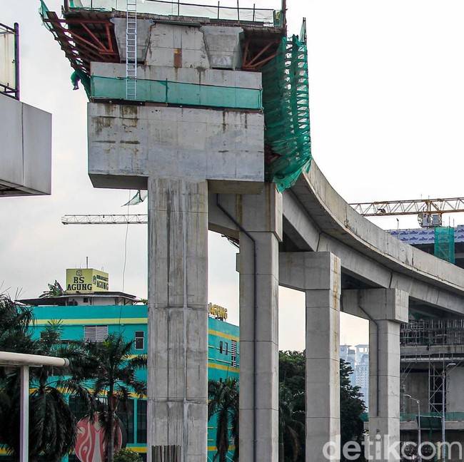 Progres Terkini LRT Jakarta Fase 1B, Konstruksi Terus Dipercepat