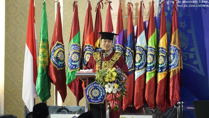 Rektor Universitas Muhammadiyah Surabaya (Umsura) Prof Dr Mundakir SKep Ns M Kep