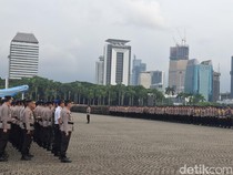 Apel Jelang Hari Buruh, 24.980 Personel Gabungan Siaga di Monas dan DPR