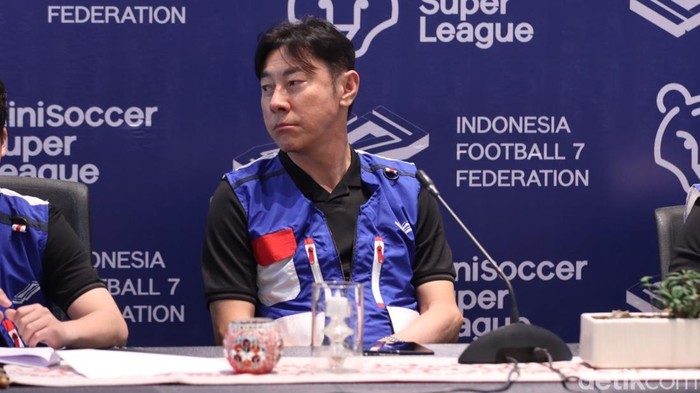 Indonesia Football 7 Federation dideklarasikan di Menara Imperium, Jakarta, Kamis (30/4/2026). Dalam kesempatan ini, Shin Tae-yong didapuk menjadi advisor.