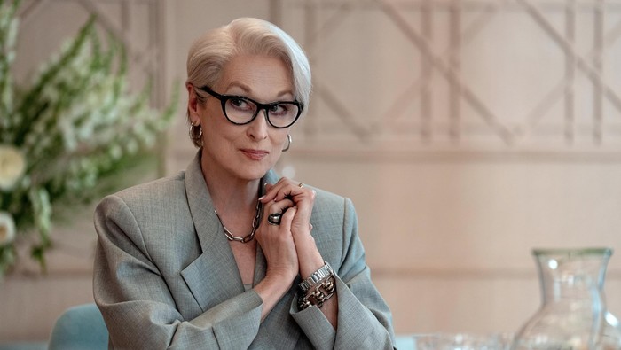 Meryl Streep dalam film The Devil Wears Prada 2 (2026)