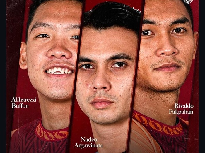 Tiga pemain Borneo FC yang dapat panggilan Timnas Indonesia buat pemusatan latihan. (dok Borneo FC)