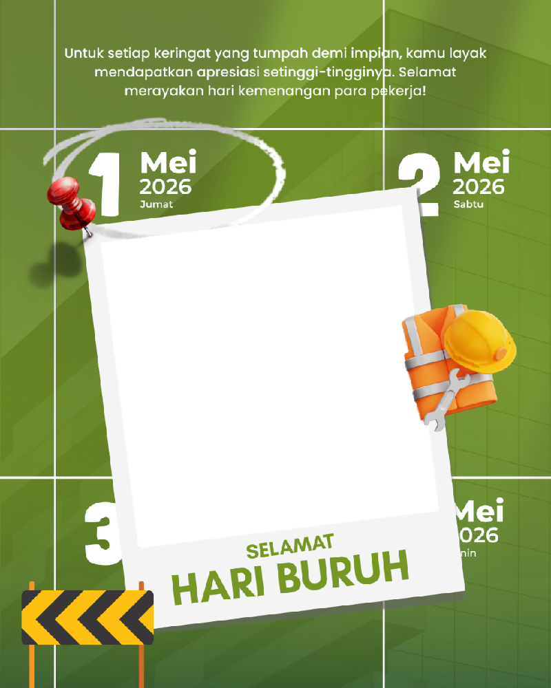 Twibbon Hari Buruh Internasional 2026