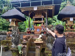 Buruh Situbondo Kepergok Curi Sesari di Pura Tabanan