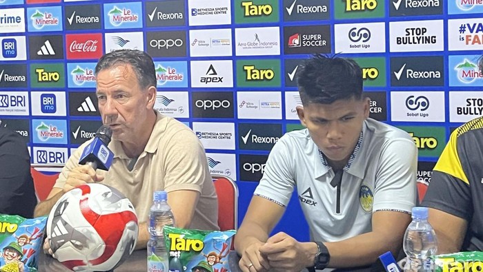 Jumpa pers PSIM Jogja usai menghadapi Persita di Stadion Sultan Agung, Bantul, Kamis (30/4/2026).