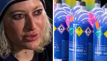 Tren Galaxy Gas mulai populer di media sosial pada 2024. Para pengguna membagikan video dirinya menghirup tabung nitrous oxide untuk mendapatkan efek euforia singkat. Salah satu kasus yang menimbulkan kekhwatiran melibatkan penduduk Nashville, Kelly Rosenthal, yang secara terbuka berbicara tentang kecanduannya pada nitrous oxide beberapa bulan sebelum kematiannya. Dirinya ditemukan tak bernyawa di apartemennya pada 23 Juni, dikelilingi oleh banyak tabung nitrous oxide. Menurut laporan polisi, baik tabung yang sudah terpakai maupun yang belum terpakai berserakan di seluruh kamar tidurnya. Foto: Bored Panda