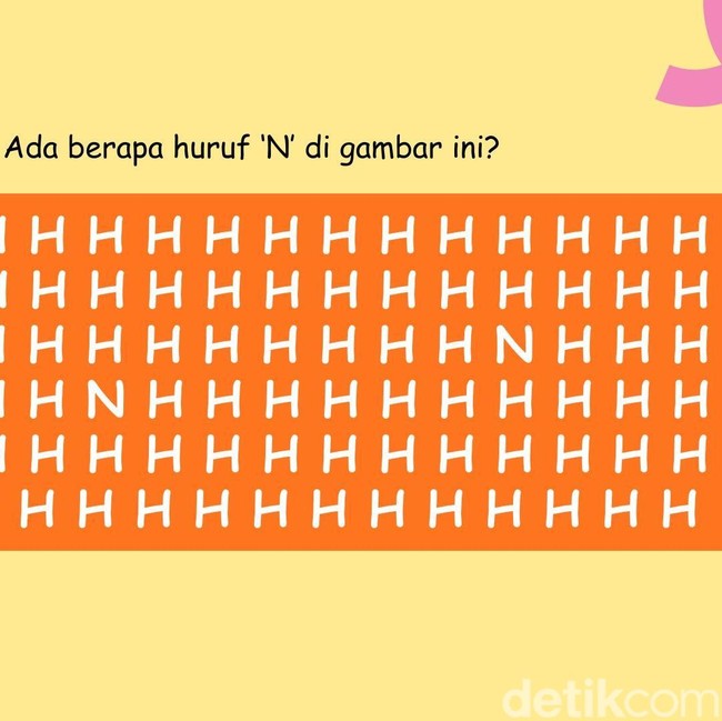 Ada Huruf Tersembunyi di Gambar Ini, Hanya Sedikit yang Bisa Menemukan Semuanya