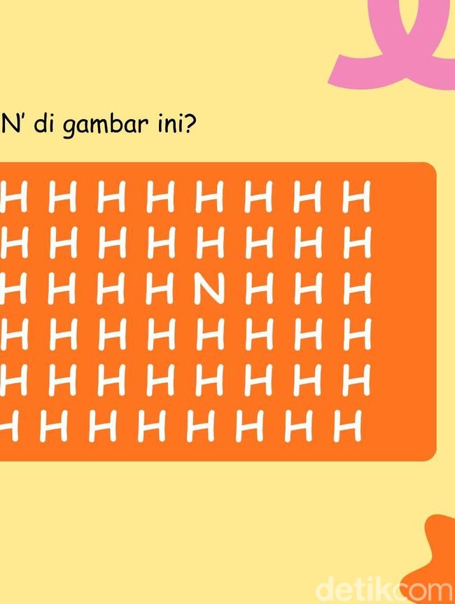 Ada Huruf Tersembunyi di Gambar Ini, Hanya Sedikit yang Bisa Menemukan Semuanya