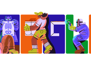 Peringati Hari Buruh 2026, Google Pasang Doodle Ragam Profesi