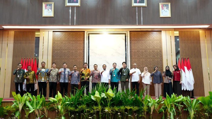 Gubernur Sulsel Andi Sudirman Sulaiman menghadiri Musrenbang 2025-2029.