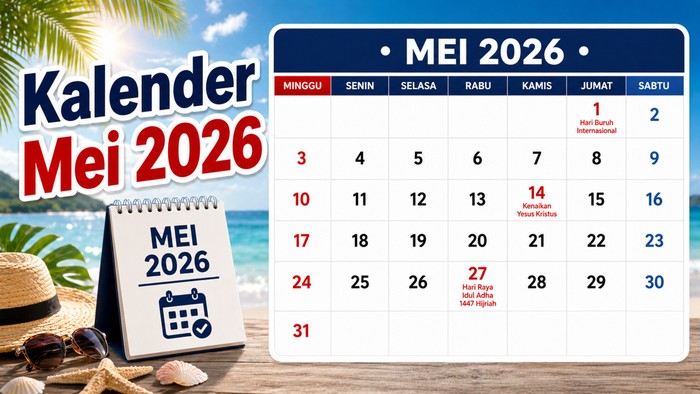 Kalender Mei 2026.